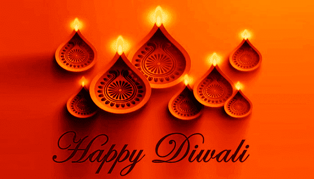 Happy Diwali diyas